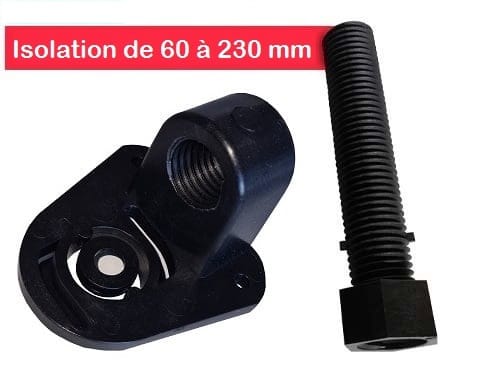 FIXATION SPECIFIQUE DORMANTS DECEUNINCK Gamme Zendow – Carton de 10